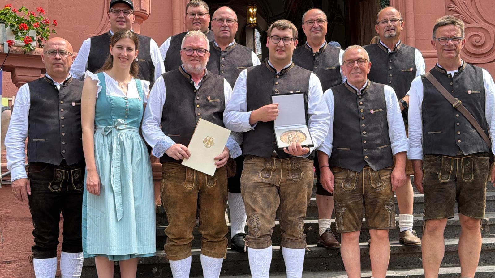 Hessentag 2026 Verleihung der Pro-Musica-Plakette an den Musikverein Ungedanken
